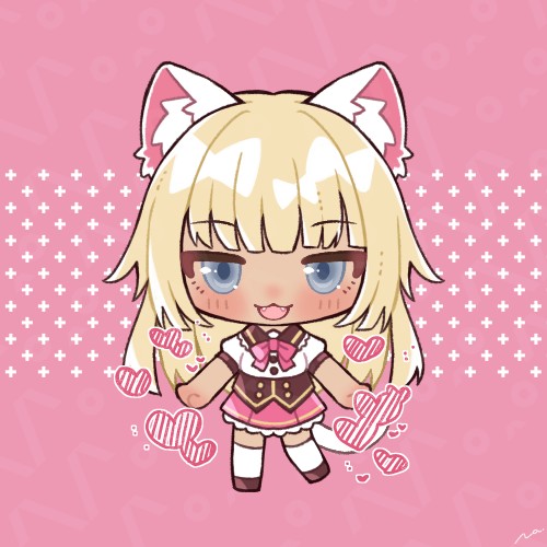 もげち「聖えんじぇりーぬ学園」衣装SDイラストちら見せ/ᐠ｡ꞈ｡ᐟ\🎶