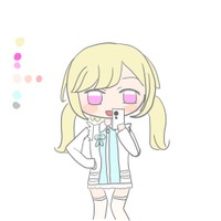 [落書き]アドパラのマイキャラ