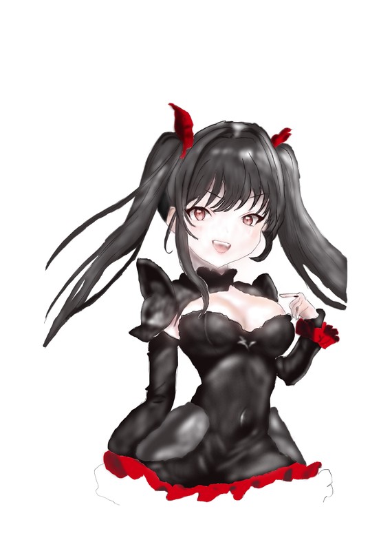 黒髪ちゃん