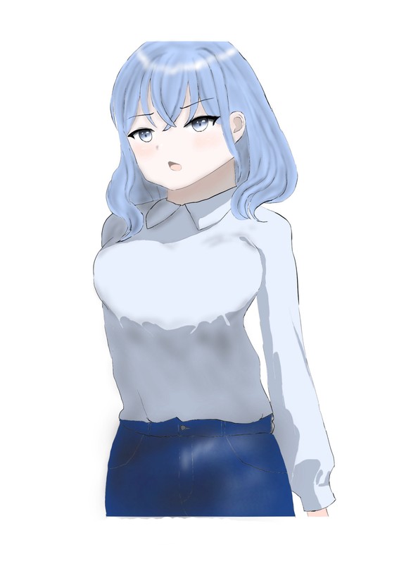 青髪ちゃん