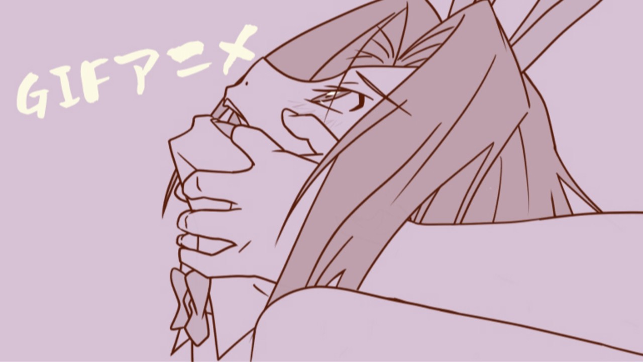 がに股 バック gif