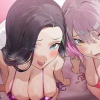 【先行公開その2】【心情代弁特化】国宝級グループの爆乳アイドル二人とSNSエロコメバレ密着個室…
