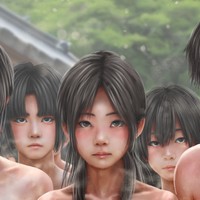 竿黒町の陰間道中