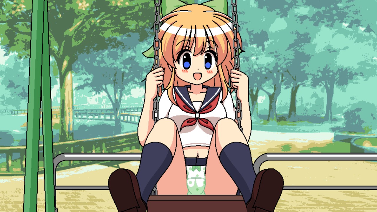 アニメパンチラ 緑娘ブランコパンチラアニメ（セーラー服編）（*追記あり） - ぷにっとドット - Ci-en（シエン）
