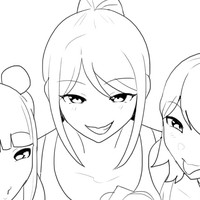 バレンタインイラスト（下書き）