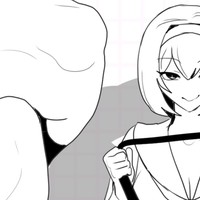 アヤメの紹介イラスト（下書き）