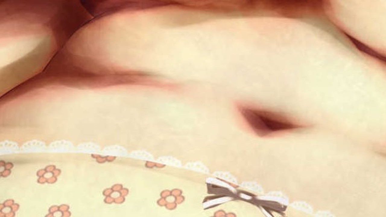 【ホラーラクガキ】怪奇譚―文化祭のお化け屋敷 ―幽霊役の巨乳美少女、肉体をまさぐる性霊の影