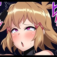 【skeb依頼絵】戦闘員化響ふたなり敬礼射精