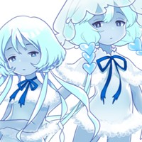 くらげガール、くらげボーイ立ち絵