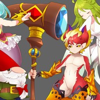四大精霊立ち絵