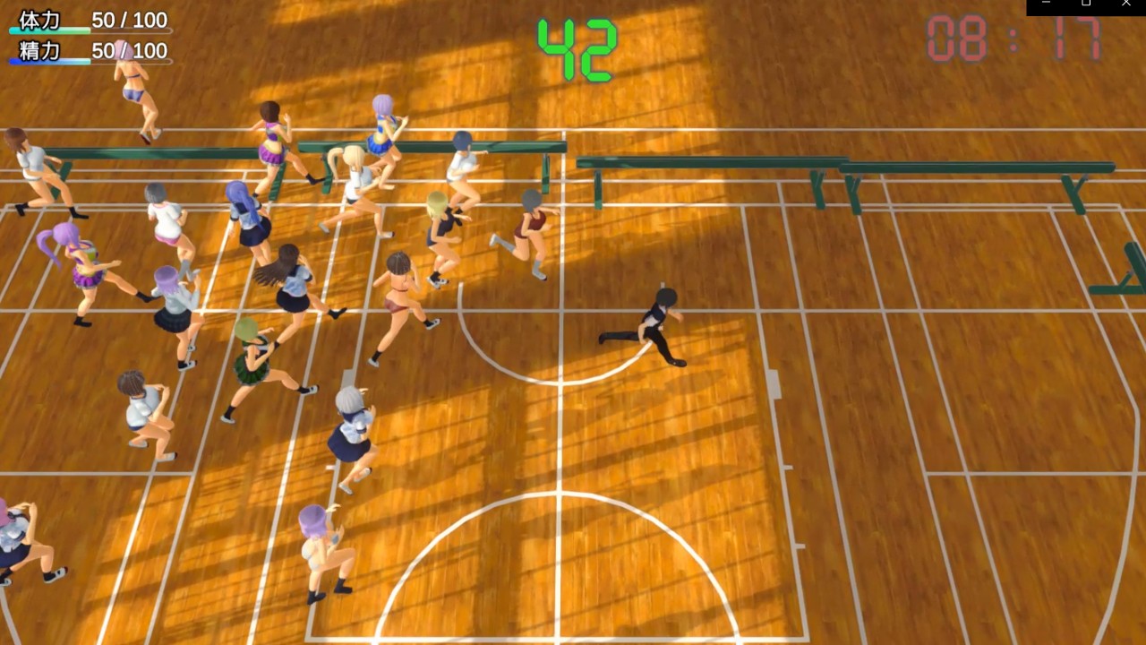 覗きイベントの再設定、体育館の鬼ごっこイベント作成！