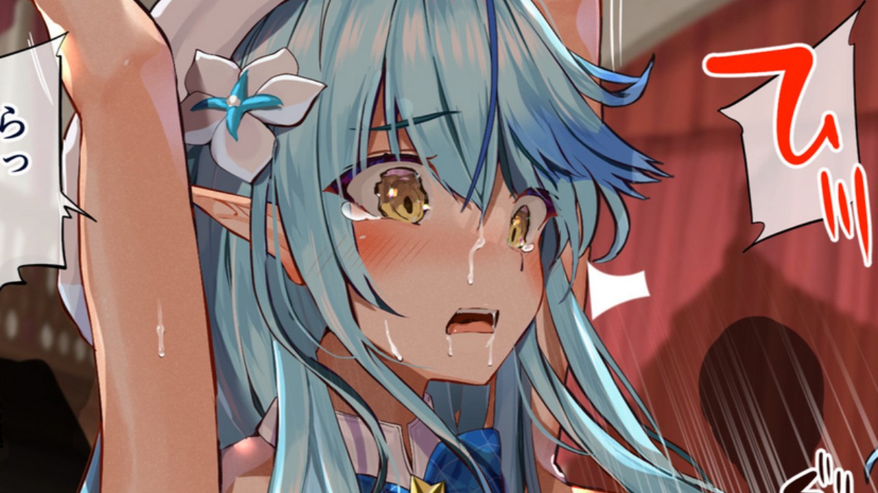 【乳首責め搾乳、ピンクロータで潮吹き、顔射】上級国民のおもちゃにされてしまった雪花ラ◯ィ