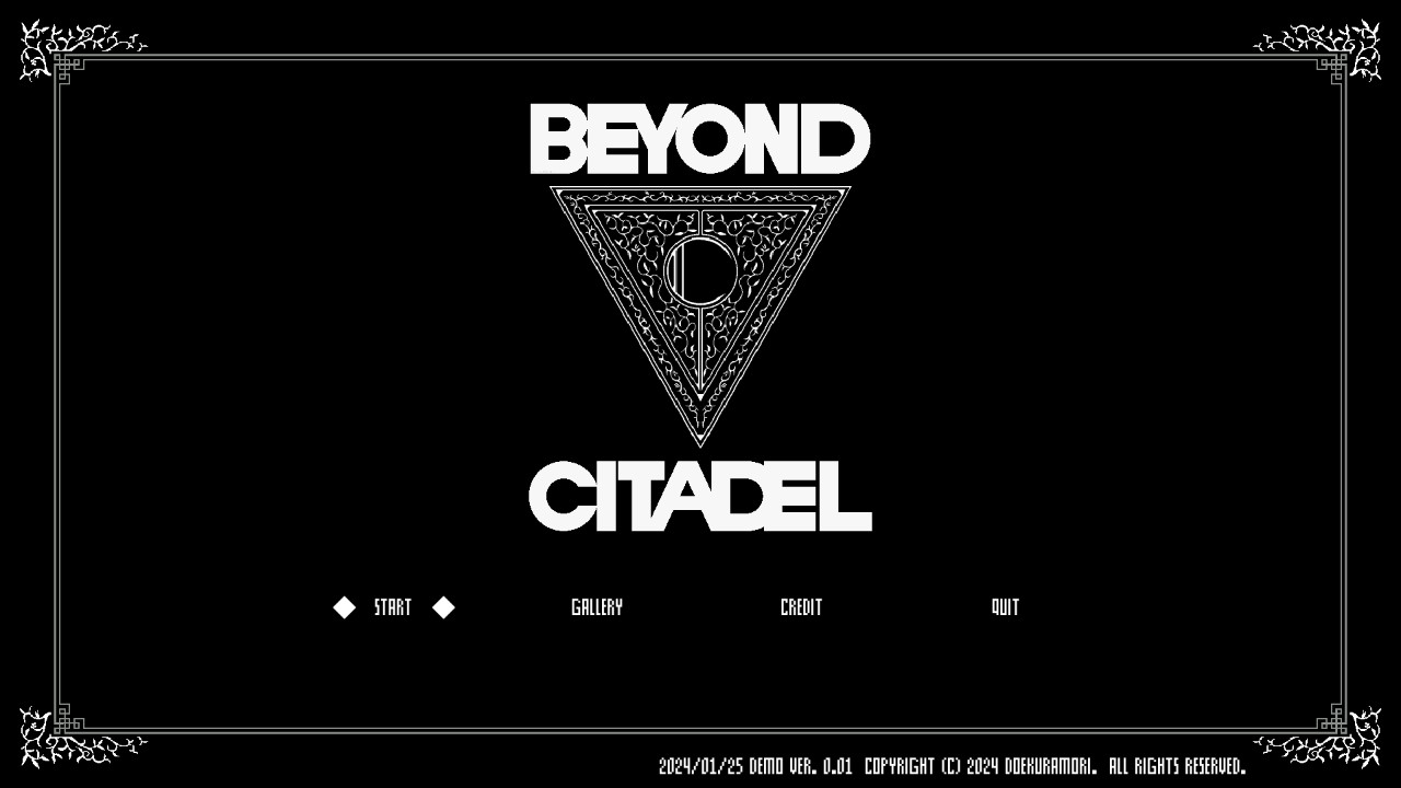 Beyond Citadel demo(ver. 0.12) update