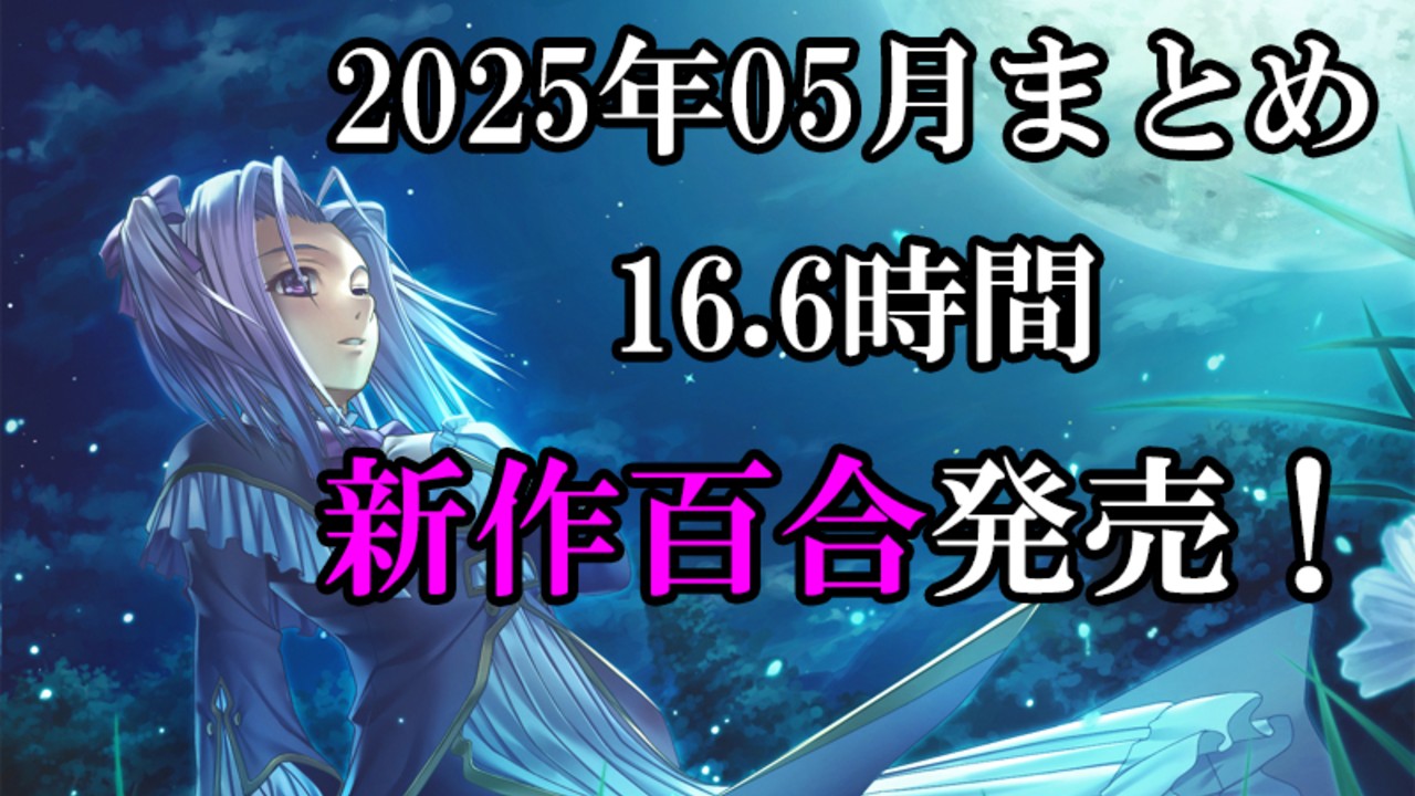 2025年05月の作業まとめ（新作発売しました！）