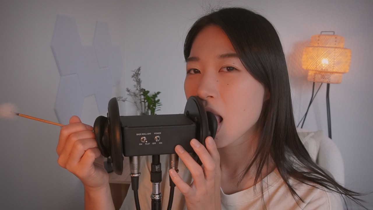 ASMR研究〈021〉いろんなツール使いながらの耳かきと耳舐めコンボ研究🌙