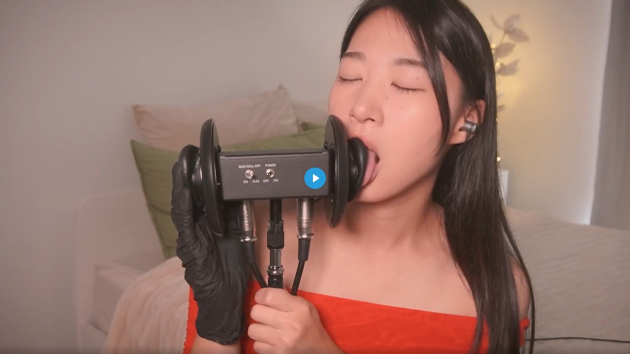 ［Christmas ASMR］ゴム手袋指かきしながらねっとり耳舐め🎄💝