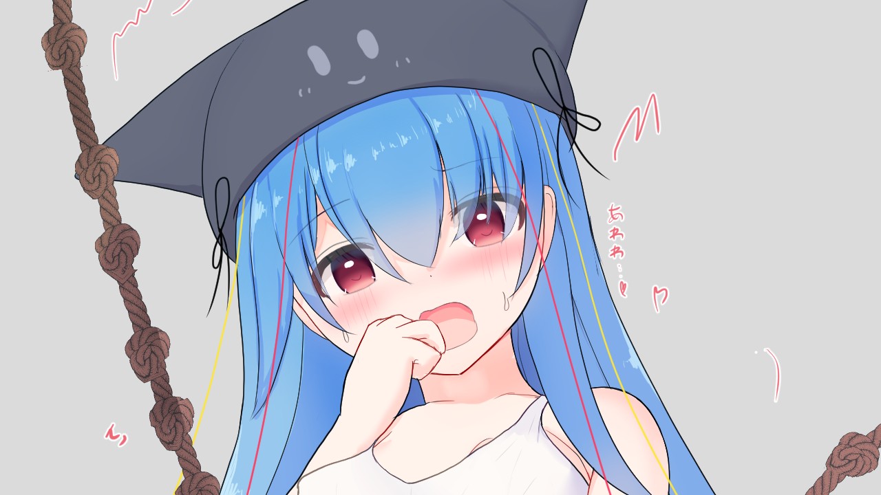 毎日投稿イラスト1399枚目　股縄