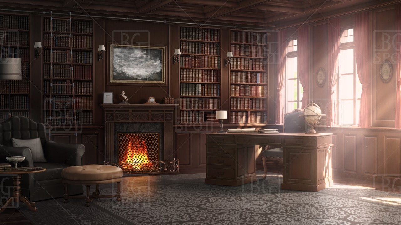 【制作状況03】「暖炉のある書斎」の差分アンケートの結果発表！