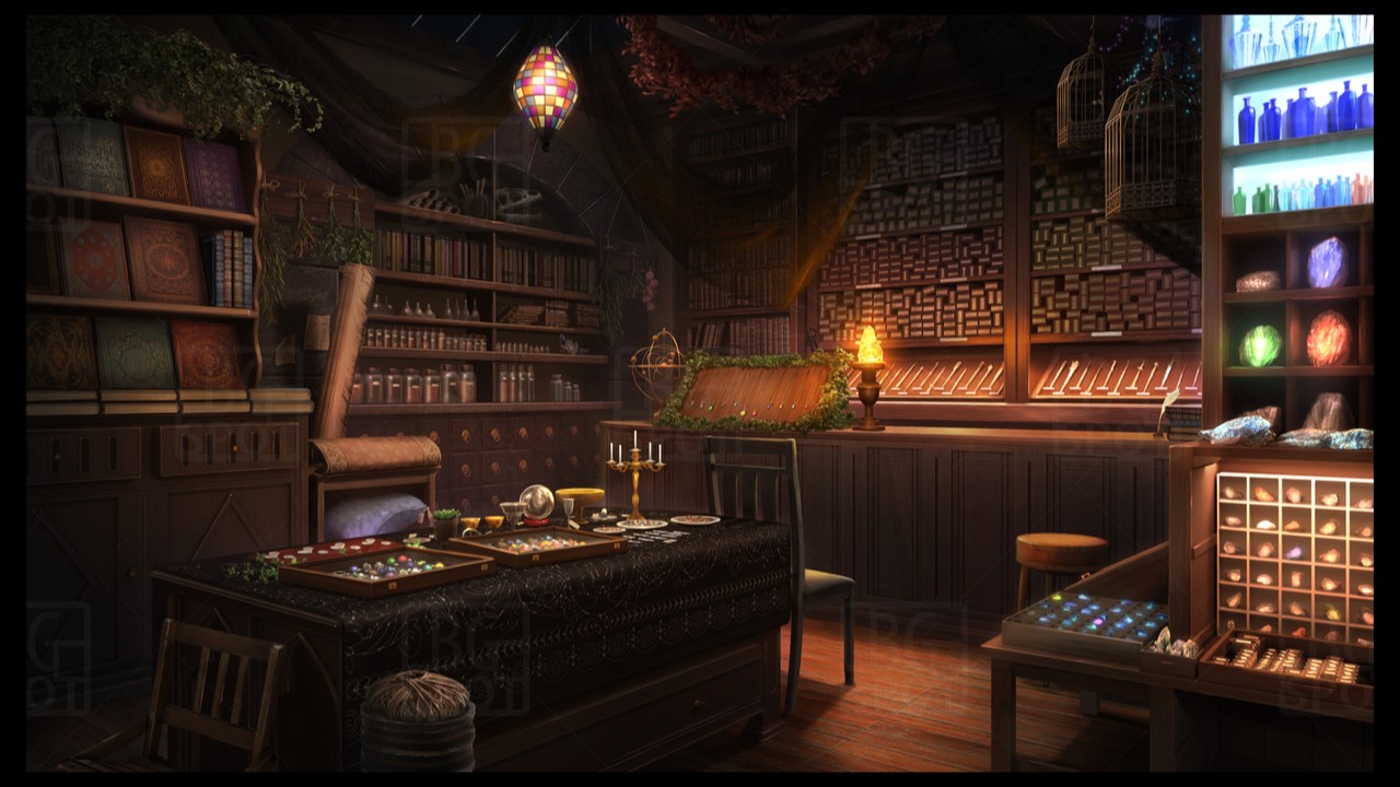【制作状況01】「魔法使いの部屋」は【魔法道具屋】になりました。
