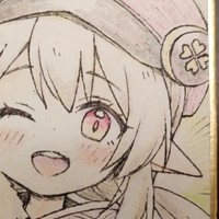 <色紙>　 クレー/ 原神