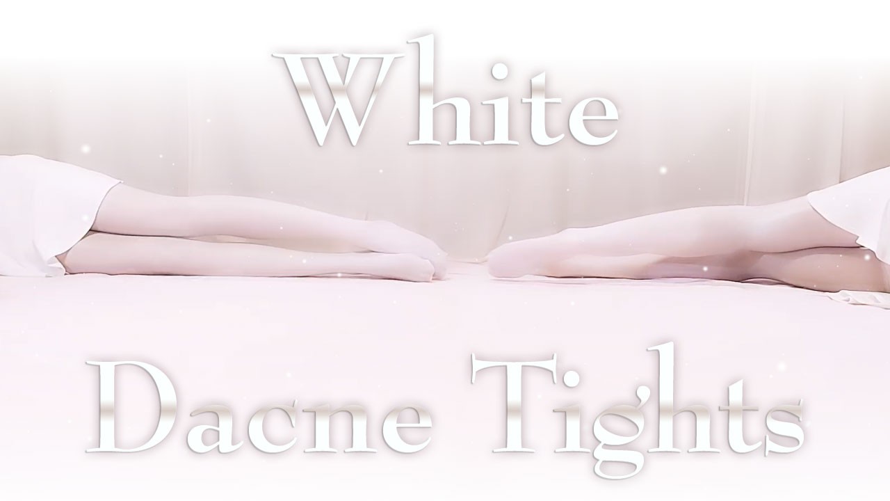 【white】ダンスタイツ【tights】