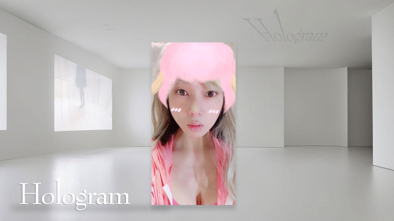 【近未来部屋】投影・モニター・ホログラム【futuristic】