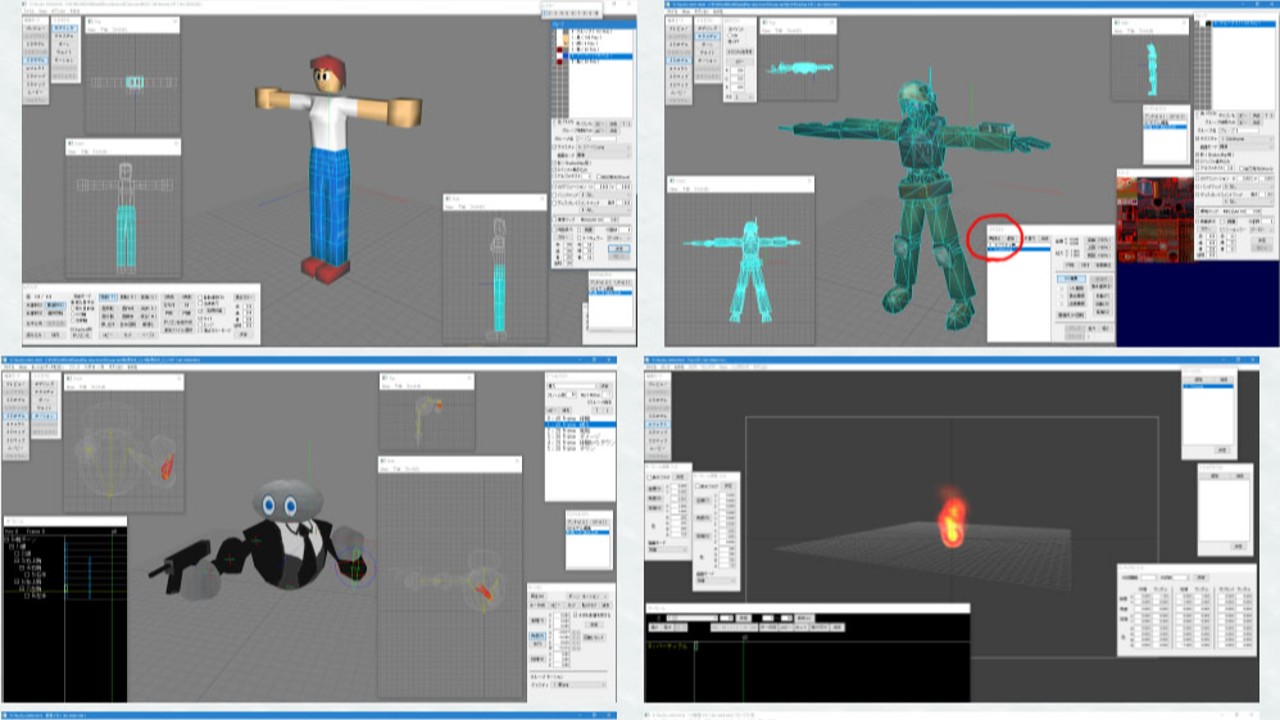 YJ Studioで使用できる3Dモデルデータ