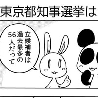 漫画日記「東京都知事選挙はじまったね」