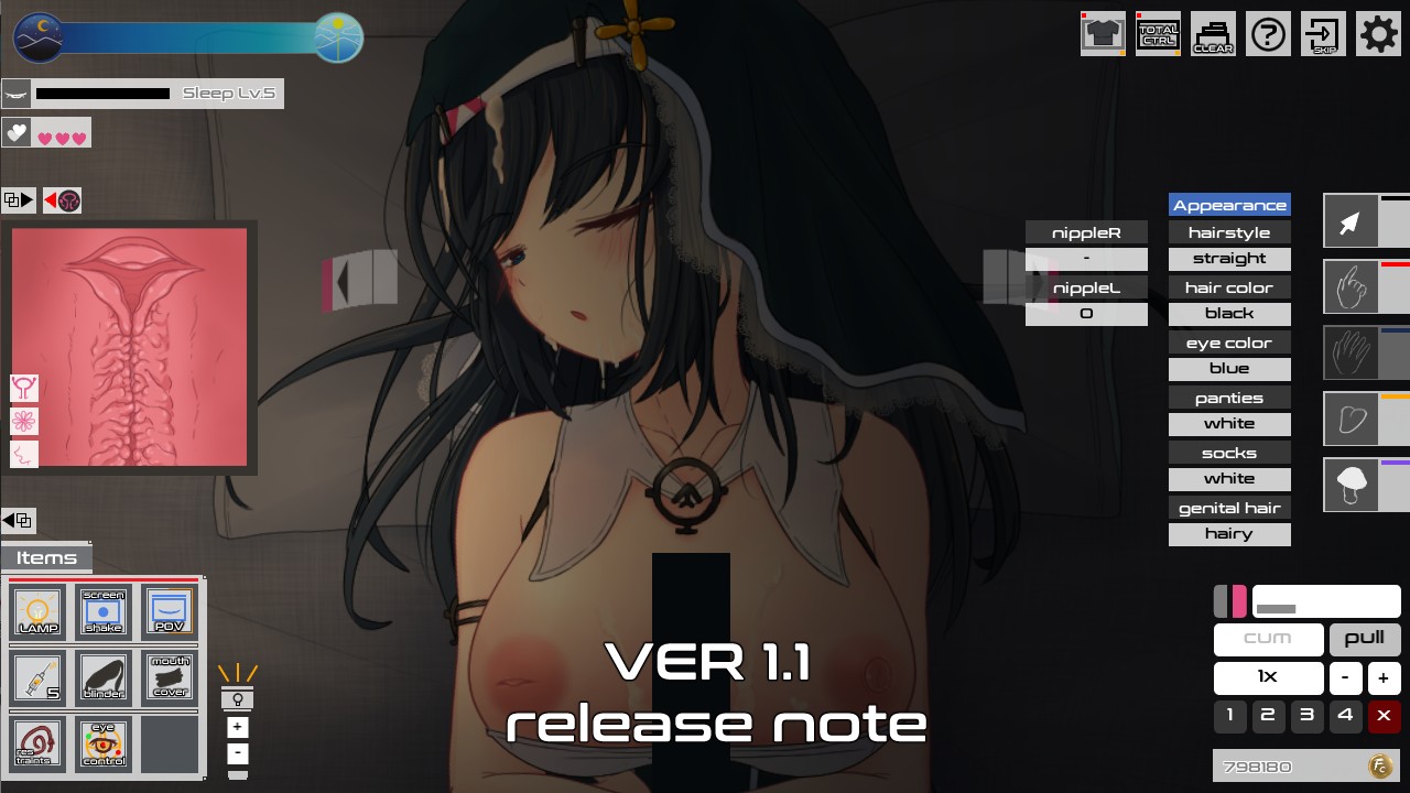 Doujin Fever!! Night Assault! V.1.1 Release Note