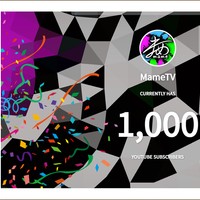 祝チャンネル登録者1000人！