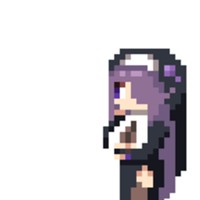 【カルフレ2D進捗】ミレイユのドット絵作成しました🐟💖