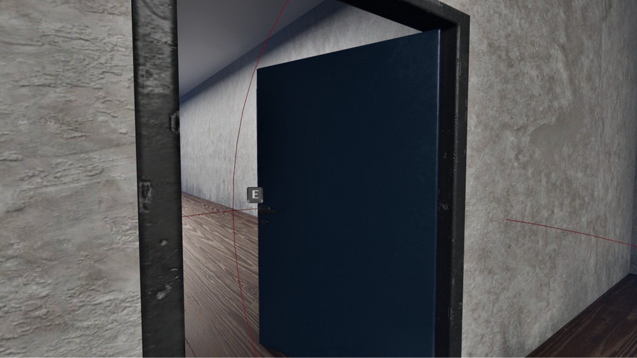 自作ゲームの進捗11：ドアの開閉処理