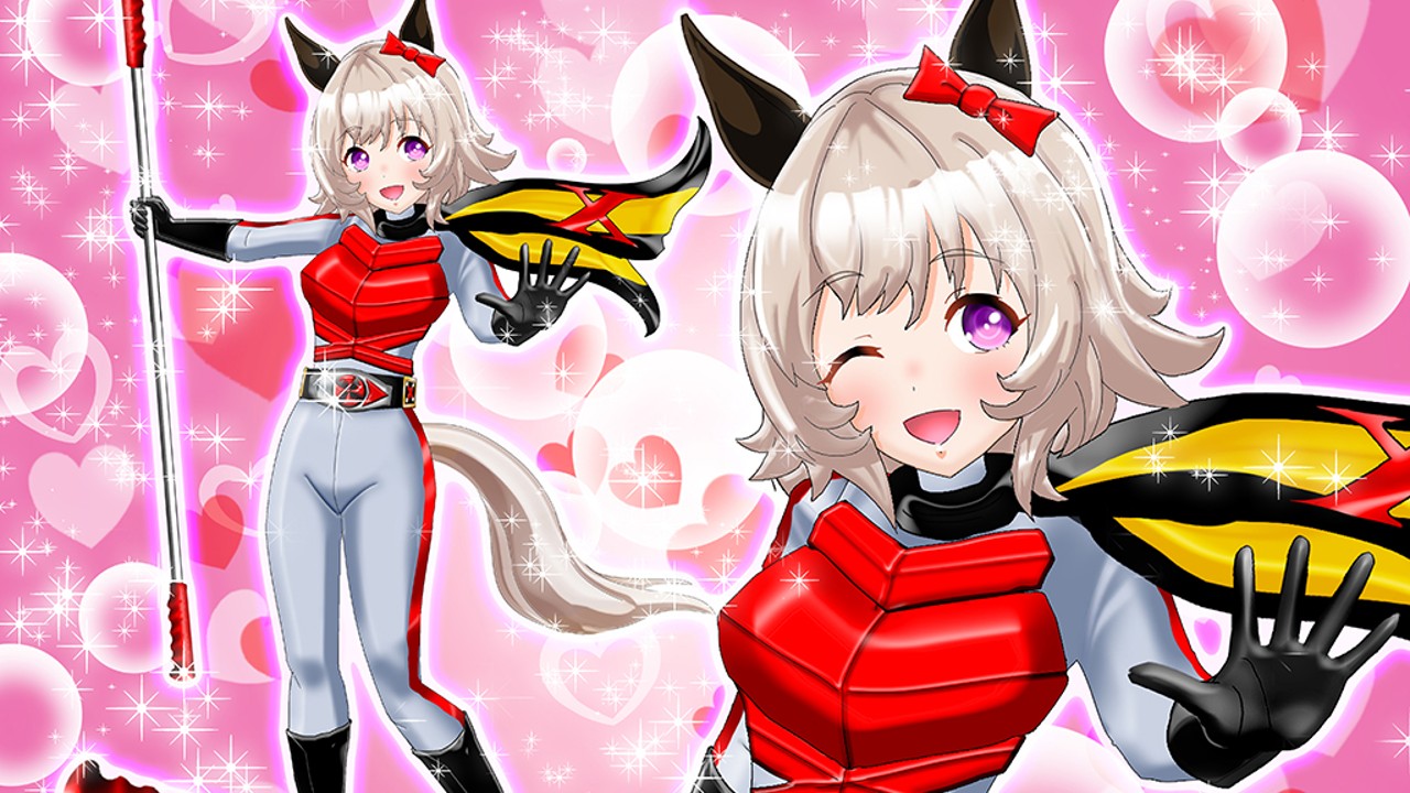 仮面ライダーアナザー様有償ご依頼♥ウマ娘カレンチャンの 仮面ライダーＸ衣装♥