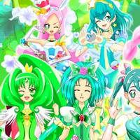 みどりの日！遍く緑に祝福を♥緑キュア全員集合♥ひーちゃん初登場♥