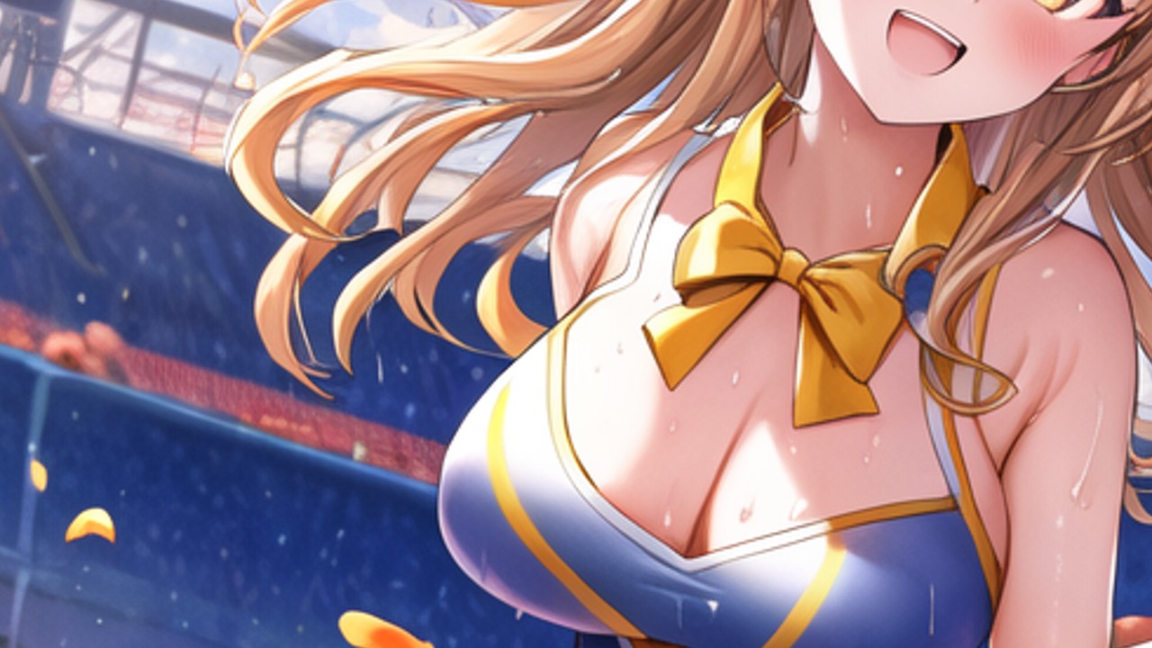 チアガールのAIイラスト