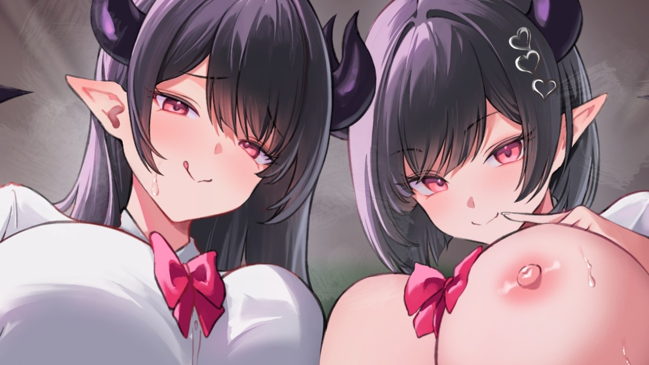 【早期購入特典有】【シコらせ語り・色仕掛け特化】ドスケベサキュバスJKコンビの学園乗っ取り大作戦♡