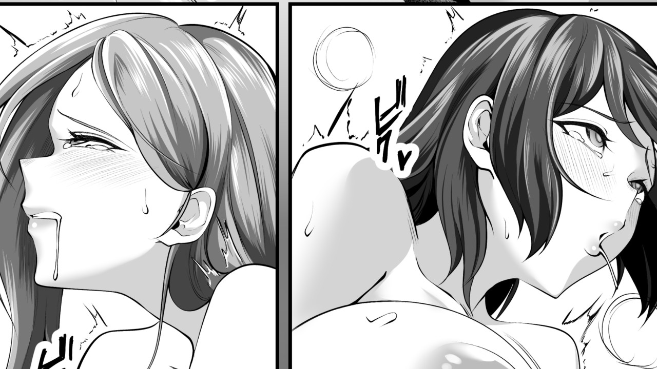 お隣さんたちが双頭ディルドで勝負する話