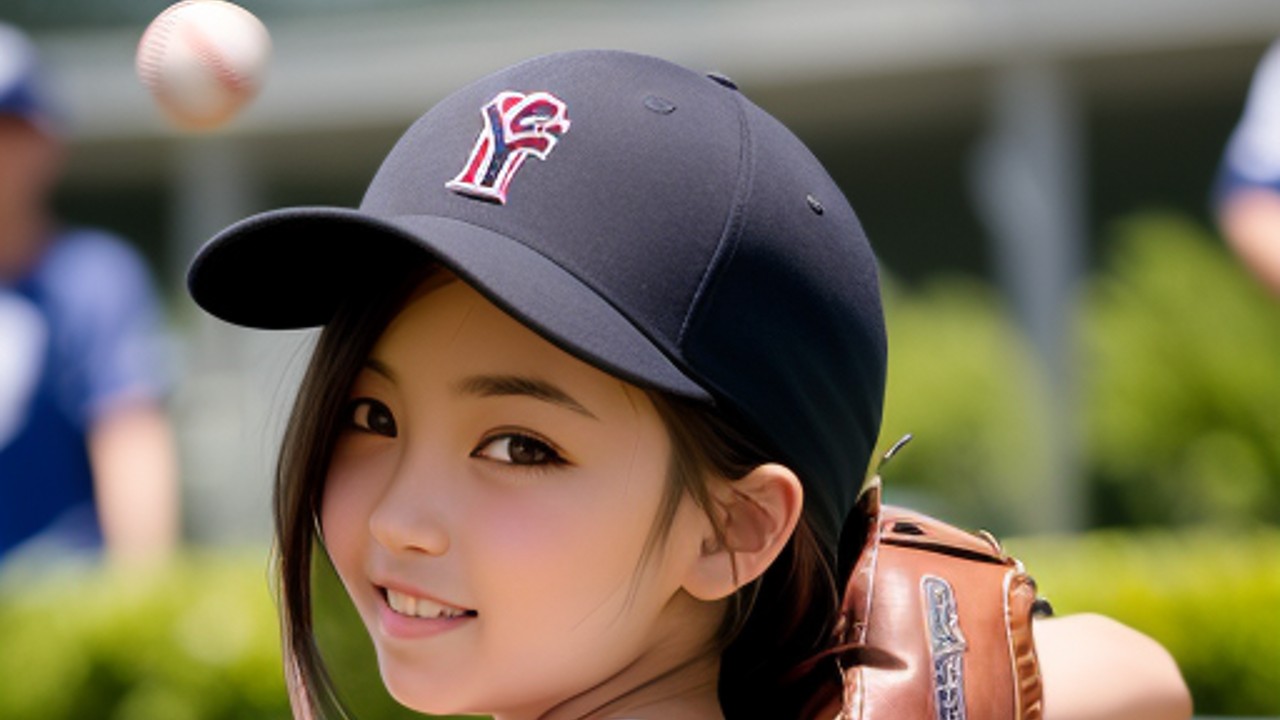 野球少女　baseball girl