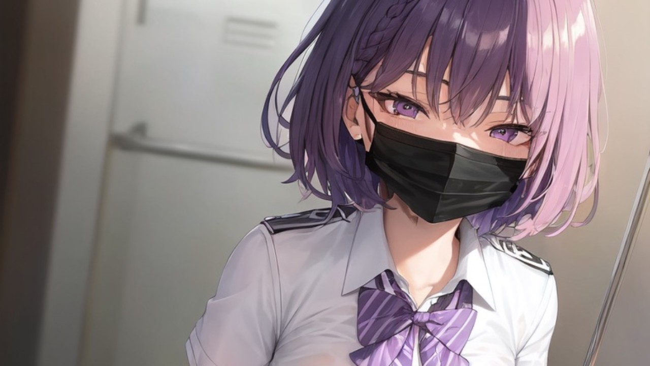 【厳選イラスト8枚】マスクJK