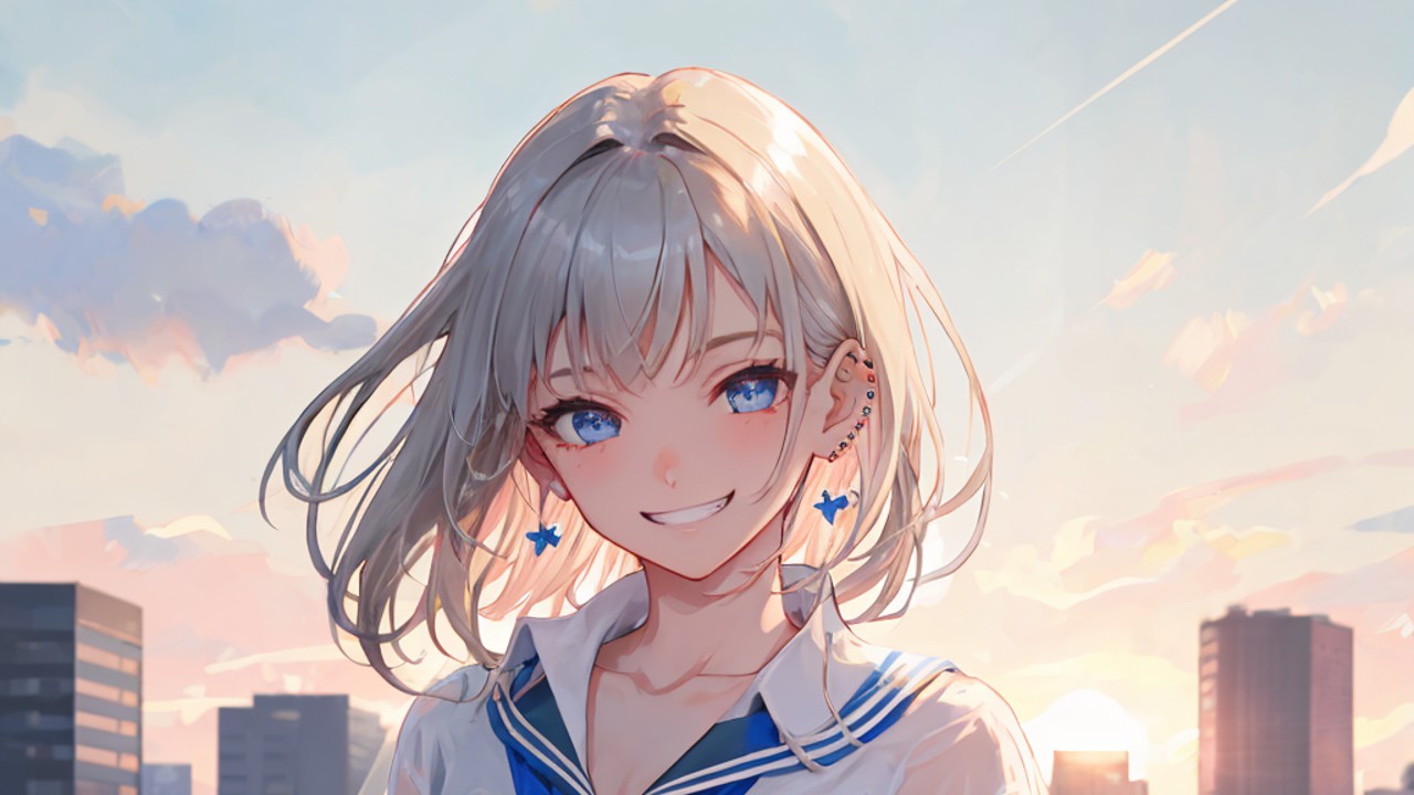 悪質な笑顔の女子校生