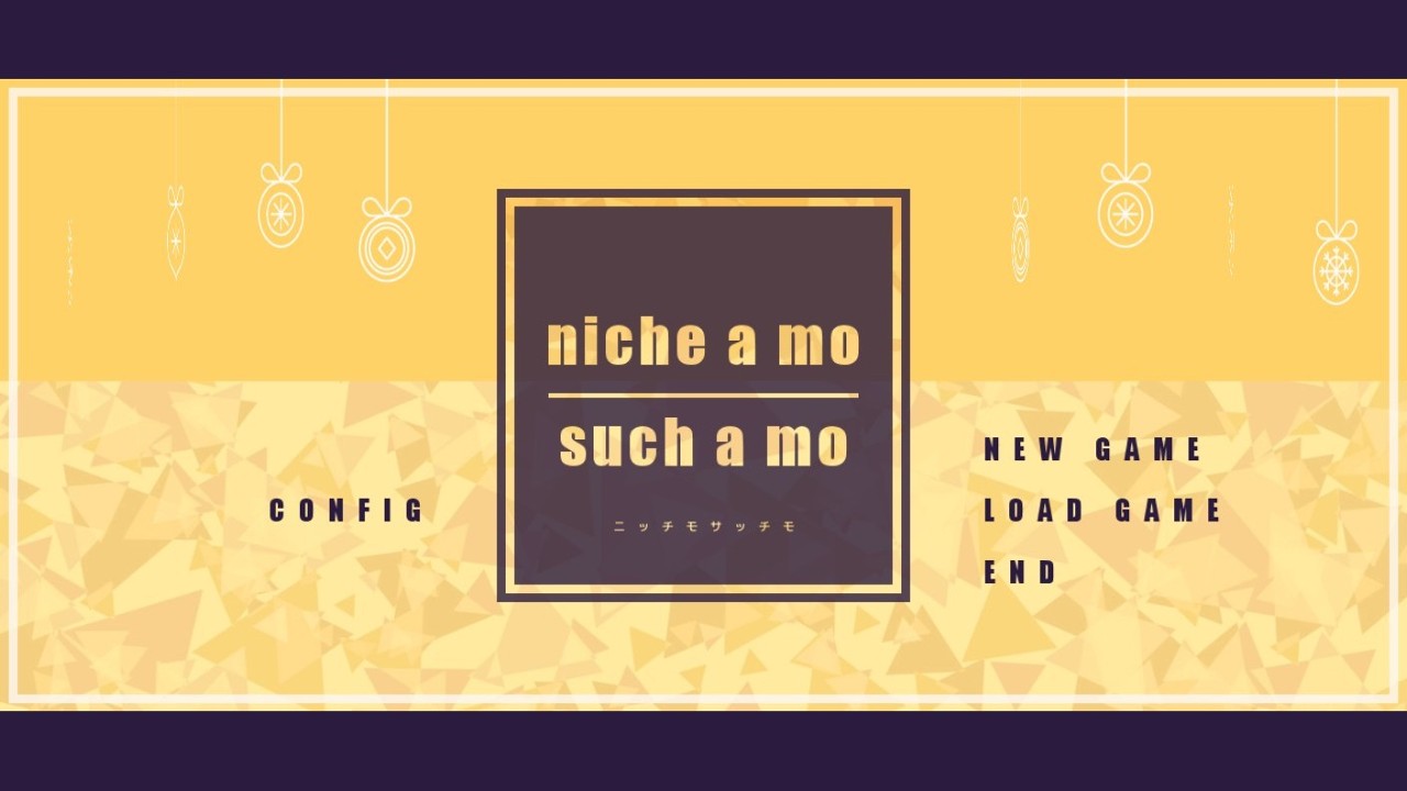 【フリーゲーム】niche a mo such a mo｜短編ADV