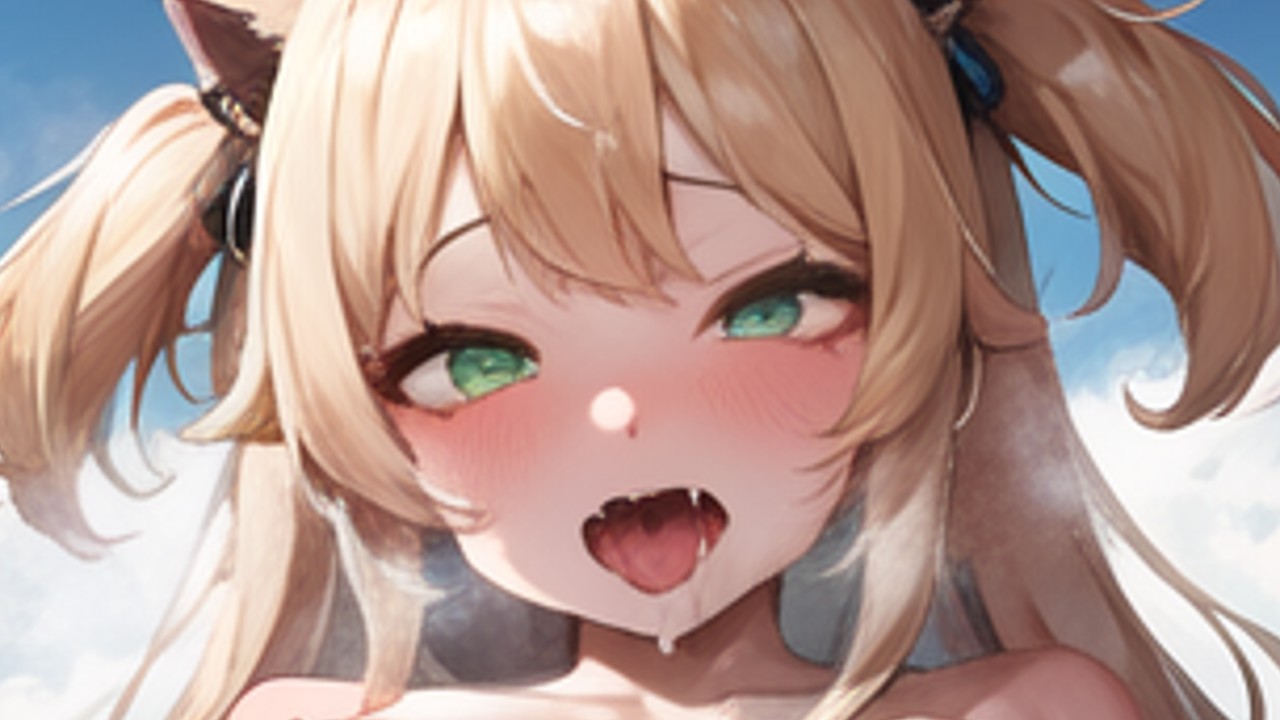 中出し後にくぱぁしちゃうメスガキちゃん