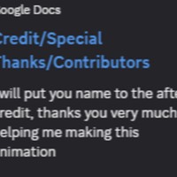 Credit/Special Thanks/Contributors