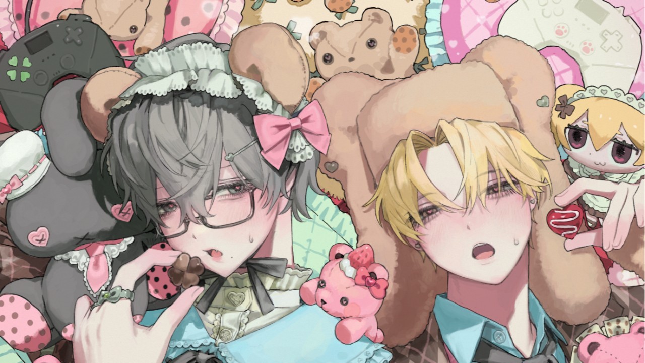 【みれいたそ】こぐまクッキーバレンタイン記念イラスト【四葉くん】