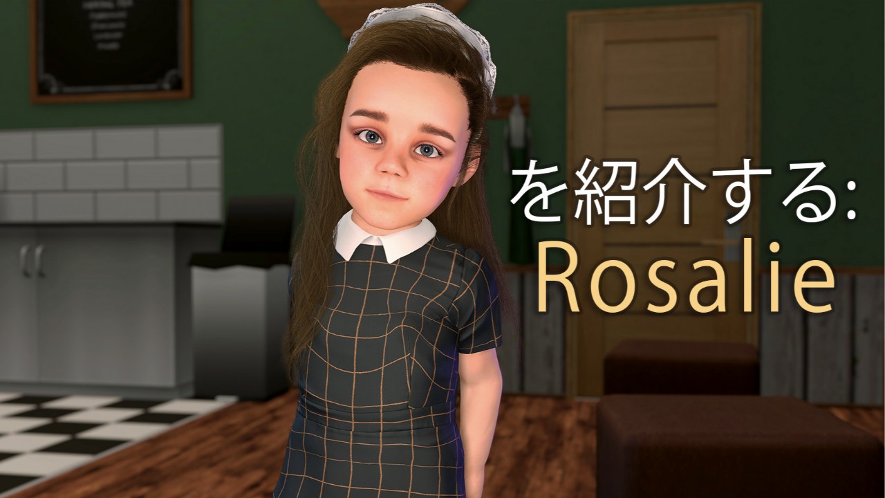 VaM3Dキャラクター "Rosalie"