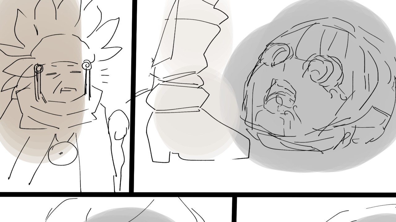 Skeb・非表示希望漫画ラフ