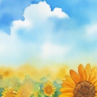 [24] Sea and sunflowers