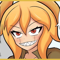捕食されそうになる女怪人