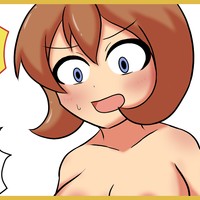 乳首を押すと球体爆散する女性