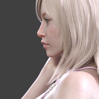 【Ver.UP】Risa #19 - long & gold hair